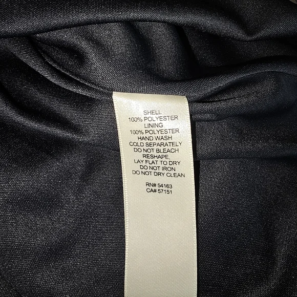 Eliza J Navy Sparkle Stretch Dress Embellished Waist Size 10 - Picture 13 of 15